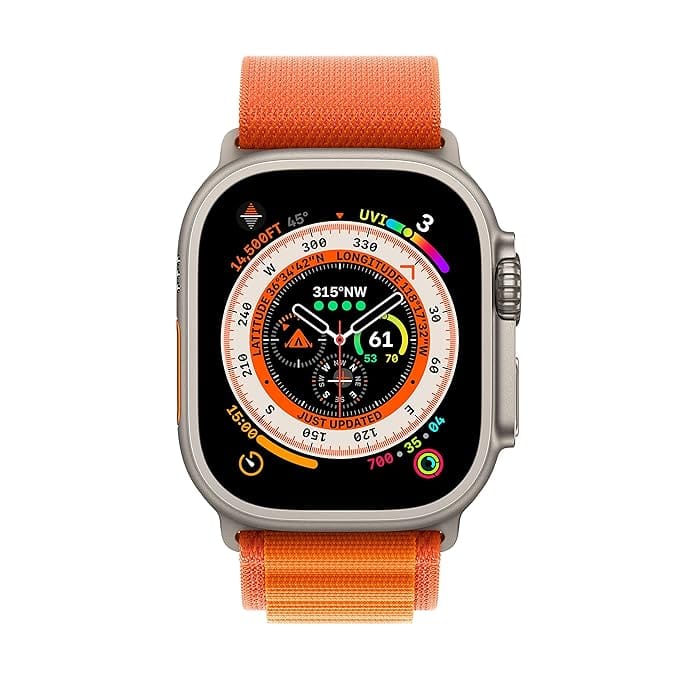 Apple Watch Ultra screen display