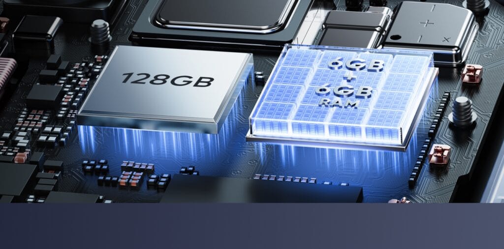Realme Narzo 70x 5G data storage